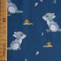 Preview: Baumwolljersey kleiner Wolf blau – FVJ
